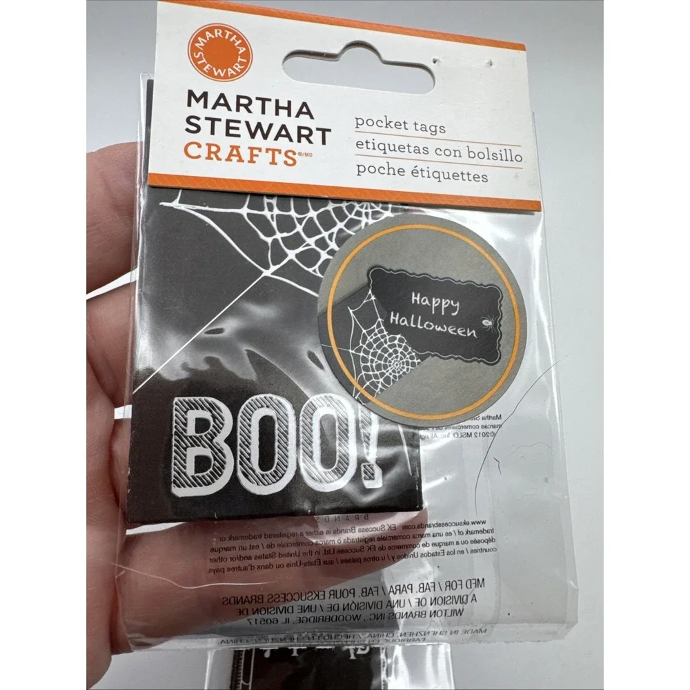 Martha Stewart Crafts Happy Halloween Gift‎ Tag Set 8 Gothic Lace Party Supply